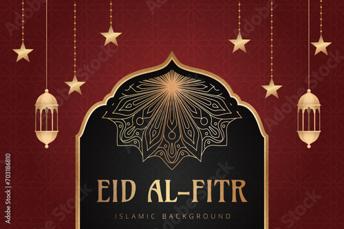 Ramadhan background, Eid al-Fitr background, Islamic new year background greeting card