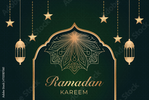 Ramadhan background, Eid al-Fitr background, Islamic new year background greeting card