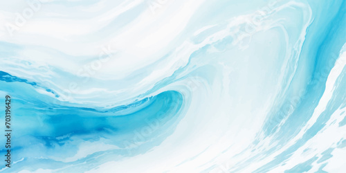  abstract soft blue and white abstract water color ocean wave texture background .Fluid blue ocean wave layer Tsunami wave background in flat cartoon style. Big blue tropical water splash.