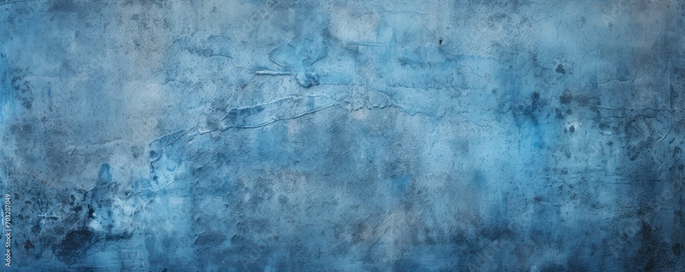 Indigo background on cement floor texture