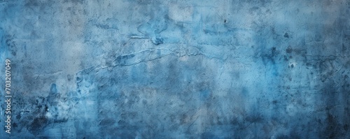 Indigo background on cement floor texture © Celina