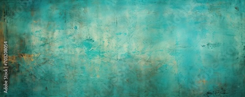 Grunge turquoise background