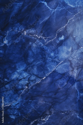 Indigo blue marble texture and background 