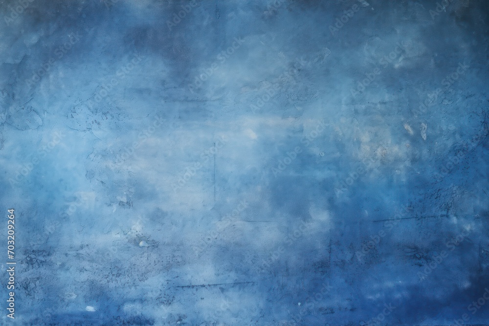 Indigo Blue background on cement floor texture