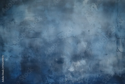 Indigo background on cement floor texture 