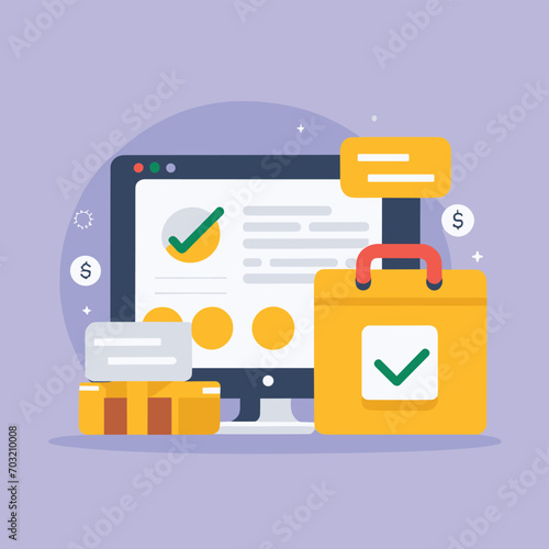 2d vector illustration colorful Land and sea transport techniques, methods and technological tools for transporting and shipping goods and products and logistic 