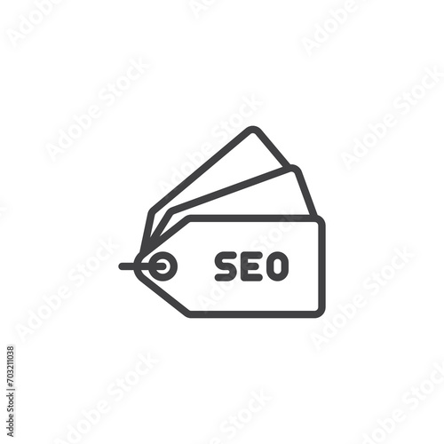 SEO Tag line icon