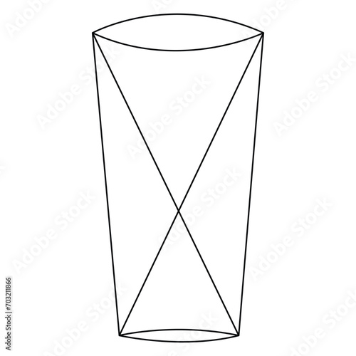  Continuous one line drawing of cocktail, summer fresh drink outline vector illustration and minimalist design