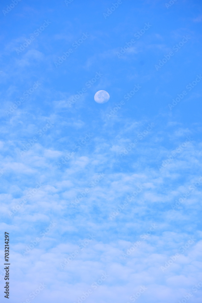 moon at the morning