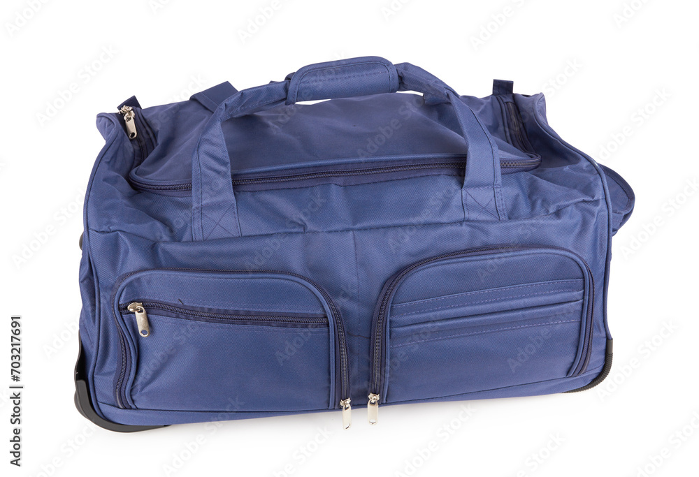 Naklejka premium Large suitcase isolated