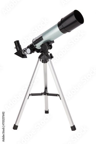 Modern telescope isolated