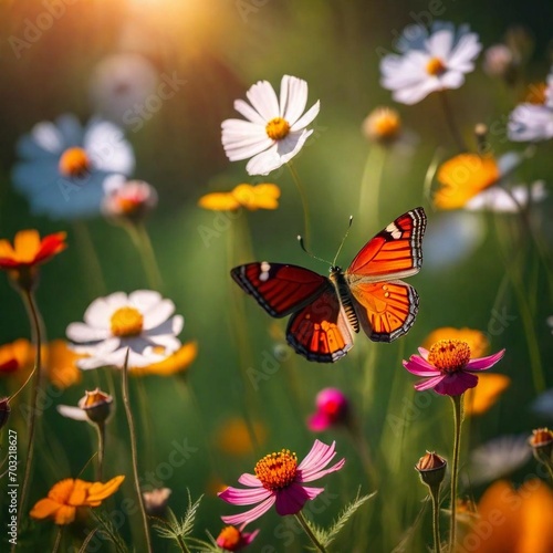 butterfly on a flower © Muhammad Zubair 