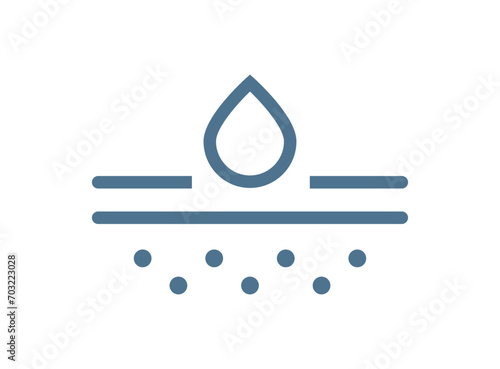Skin care concept line icon. Isolated vector illustration