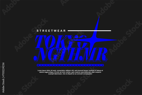 Vector streetwear design ideas concept vector graphic tee design suitable for printing