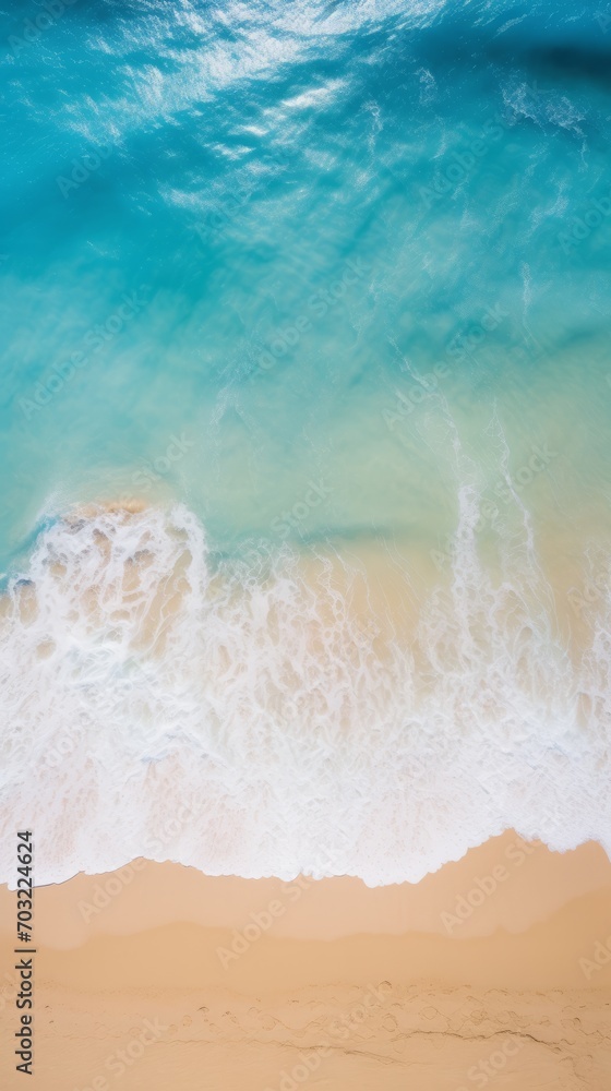 A Bird's Eye View of a Sandy Beach A Bird's Eye View of a Sandy Beach