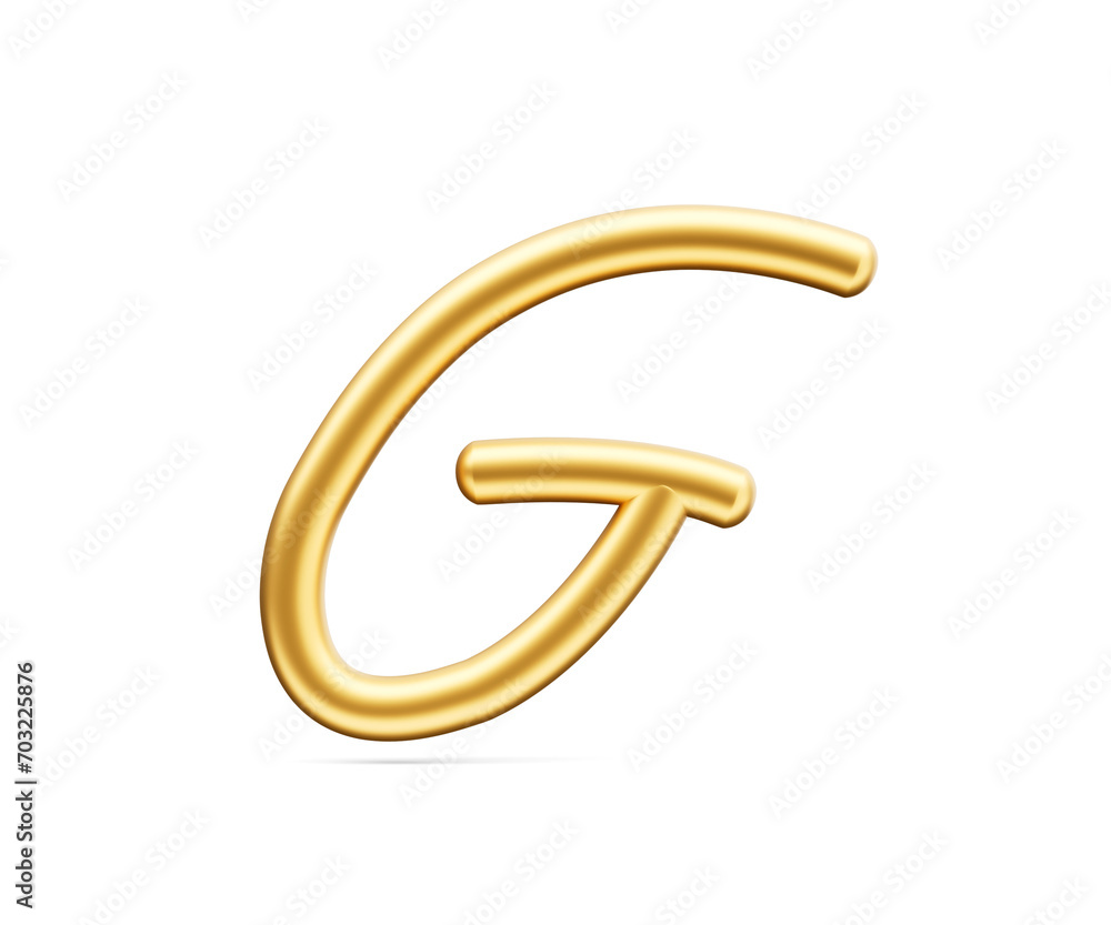 3d Golden Shiny Capital Letter G Alphabet G Rounded Inflatable Font White Background 3d Illustration 3d Golden Shiny Capital Letter G Alphabet G Rounded Inflatable Font White Background 3d Illustration