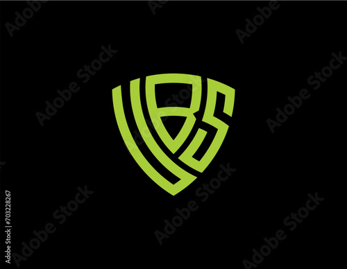 UBS creative letter shield logo design vector icon illustration photo