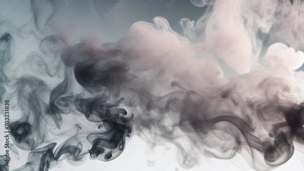 a smoke on isolated background