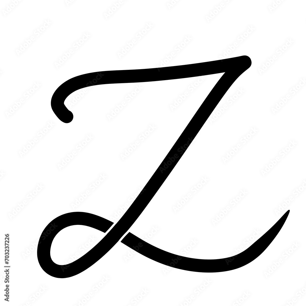 Handwritten alphabets in capitals, lettering Stock Illustration | Adobe ...