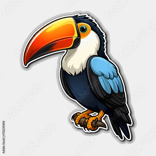 bird, toucan, beak, hornbill, animal, tropical, nature, wildlife, wild, exotic, black, yellow, jungle, tucan, colorful, brazil, feather, zoo, white, branch, orange, rainforest, forest, bill, billed