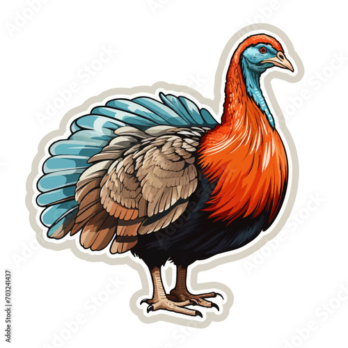 bird, animal, cartoon, chicken, illustration, vector, eagle, rooster, turkey, farm, hen, thanksgiving, nature, poultry, isolated, drawing, cute, animals, wildlife, beak, icon, white, wild, funny, fowl