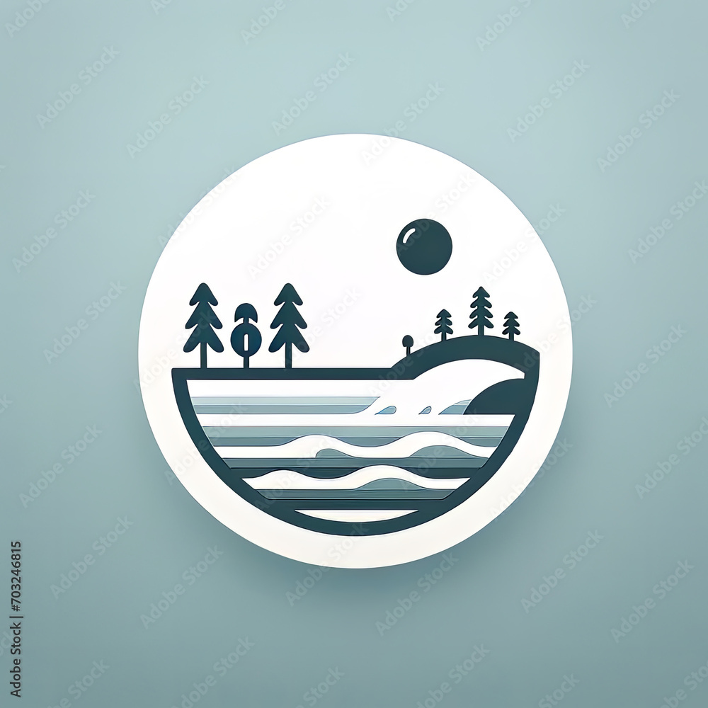Tranquil Nature: A Minimalist Reflection on Environment Tranquil Nature: A Minimalist Reflection on Environment