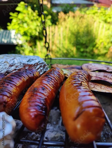 Barbecue in the garden
