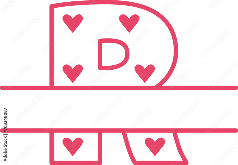 heart alphabet monogram r heart alphabet monogram r