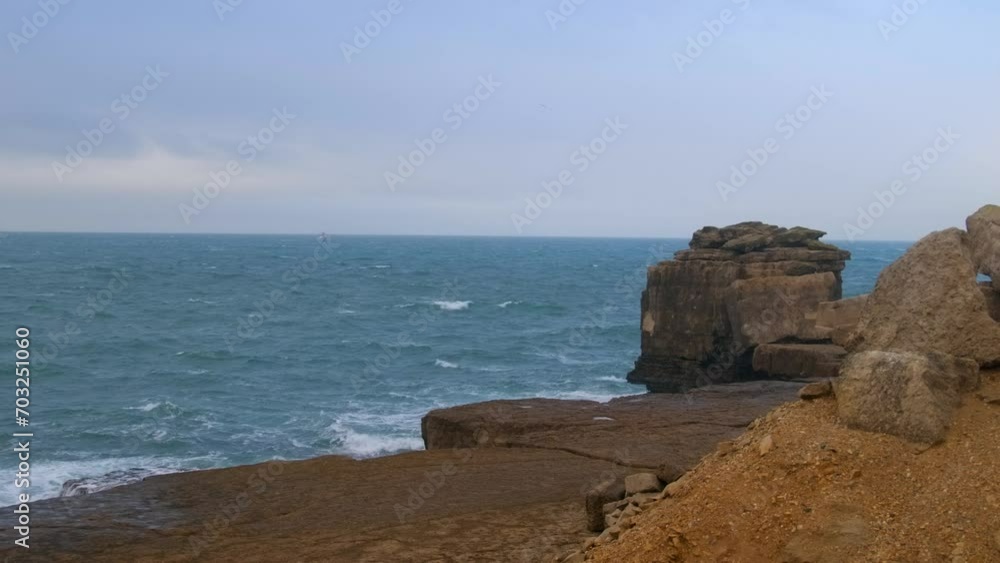 Pulpit Rock in super slow motion before the storm. Pulpit Rock in super slow motion before the storm.