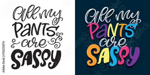 Hand drawn lettering postcard. T-shirt design, mug print, 100% vector image.