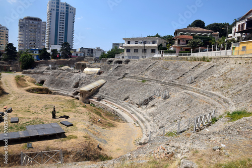 Durazzo roman theatre in Albania