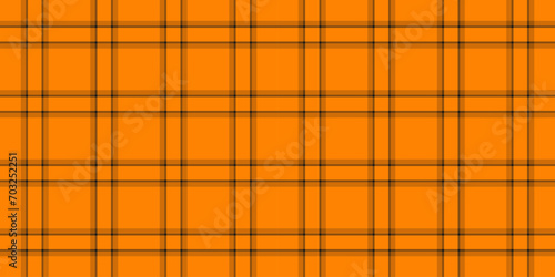 Fur texture seamless vector, towel textile plaid background. Fancy fabric pattern tartan check in orange and bright colors.