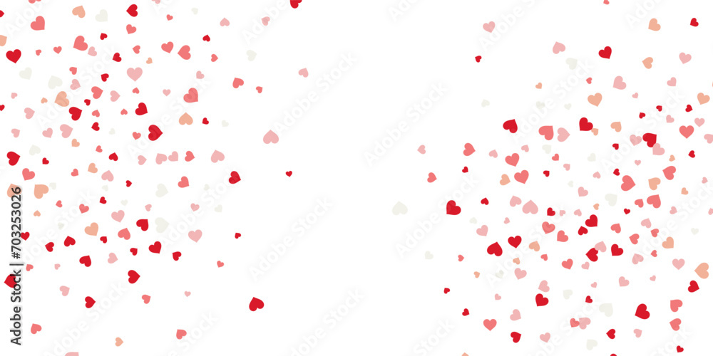 Banner for Valentines Day with a hearts pattern design