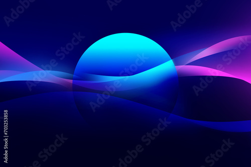 Bright Abstract  technology Soft light blue background with curve light pattern graphic gradient color for graphics web illustration technology internet network connection smart digital backdrop