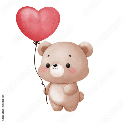Little bear in valentine’s 6