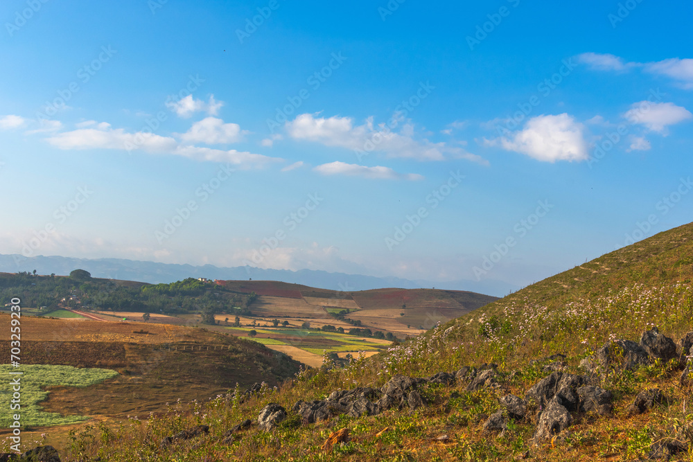 Landscape of Kalaw Hills Landscape of Kalaw Hills