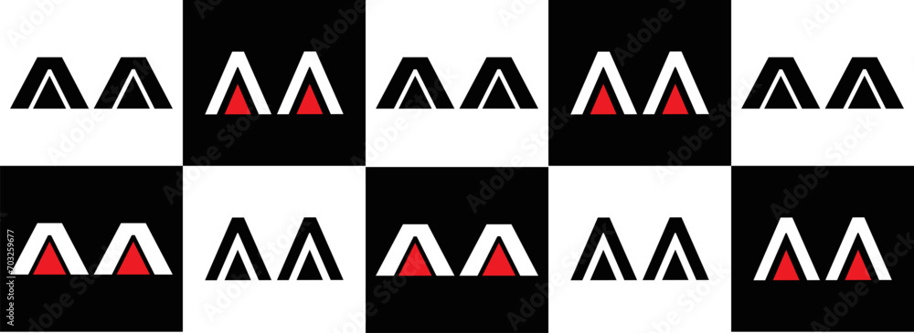 AA logo. AA set , A A design. White AA letter. AA, A A letter logo design. Initial letter AA letter logo set, linked circle uppercase monogram logo. A A letter logo vector design.
AA logo. AA set , A A design. White AA letter. AA, A A letter logo design. Initial letter AA letter logo set, linked circle uppercase monogram logo. A A letter logo vector design.
