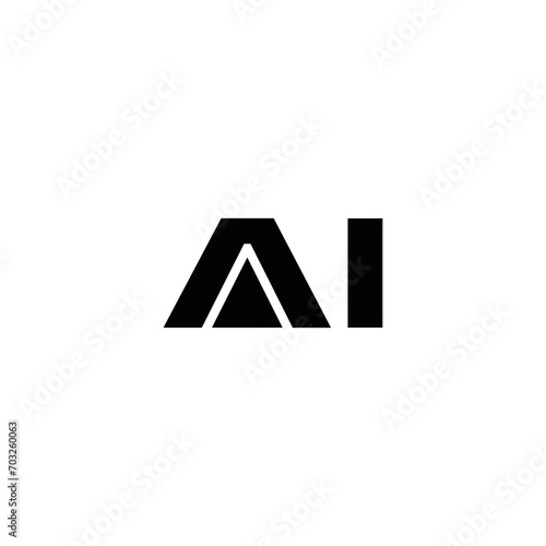 Free Download AI logo. AI set , A I  design. White AI letter. AI, A I  letter logo design. Initial letter AI letter logo set, linked circle uppercase monogram logo. A I  letter logo vector design.	
 - GFXLoad