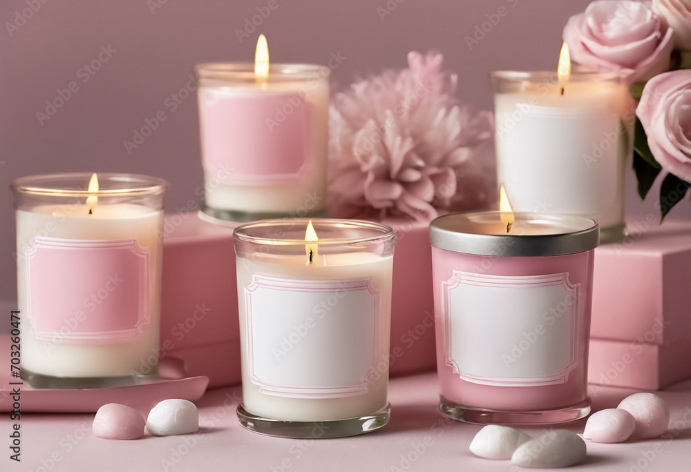 Battesimo Incantato- Crea il Baby Shower Perfetto con Candele Profumate Personalizzate in Rosa e Bianco Battesimo Incantato- Crea il Baby Shower Perfetto con Candele Profumate Personalizzate in Rosa e Bianco