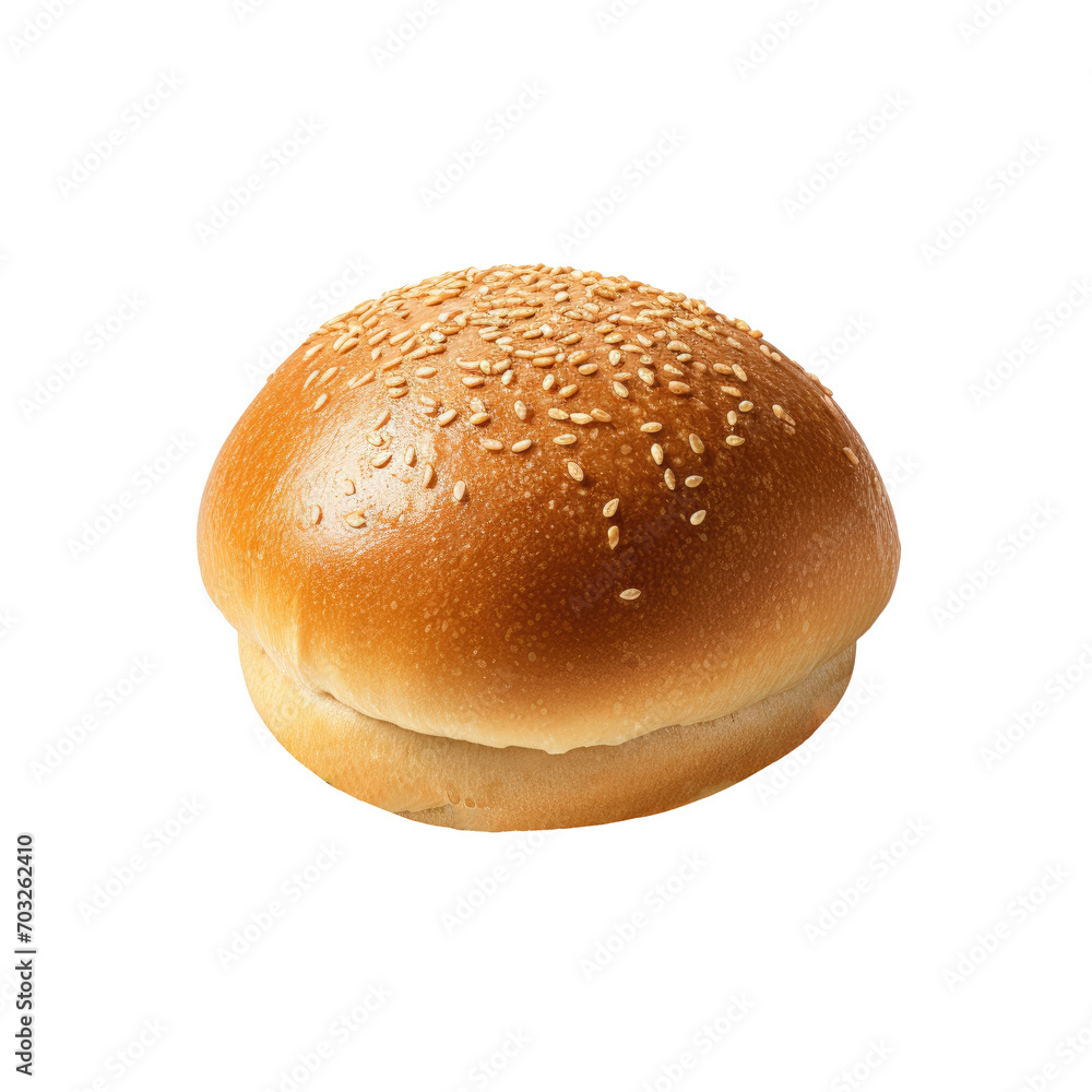 Bread bun isolated on transparent background Bread bun isolated on transparent background