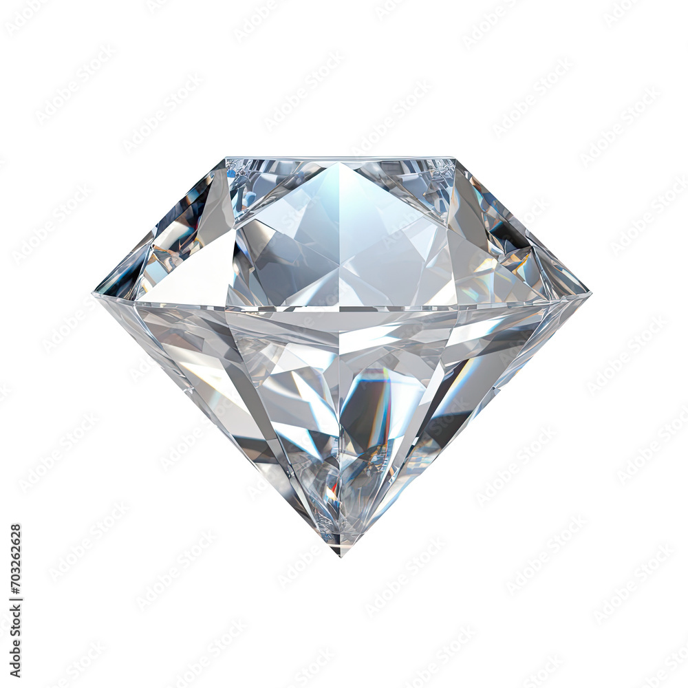 diamond isolated on transparent background