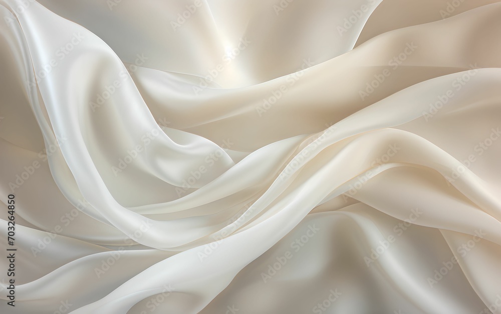 Obraz premium White silk background. Luxury Silk Satin Cloth Abstract Background