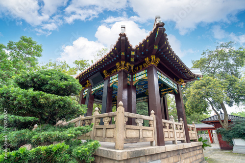 The historical architecture of Tianxin Pavilion Park, Changsha, China. © gui yong nian
