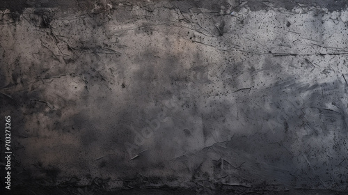 cracked concrete wall covered with gray cement surface as background