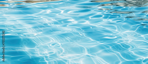 transparent water in pool