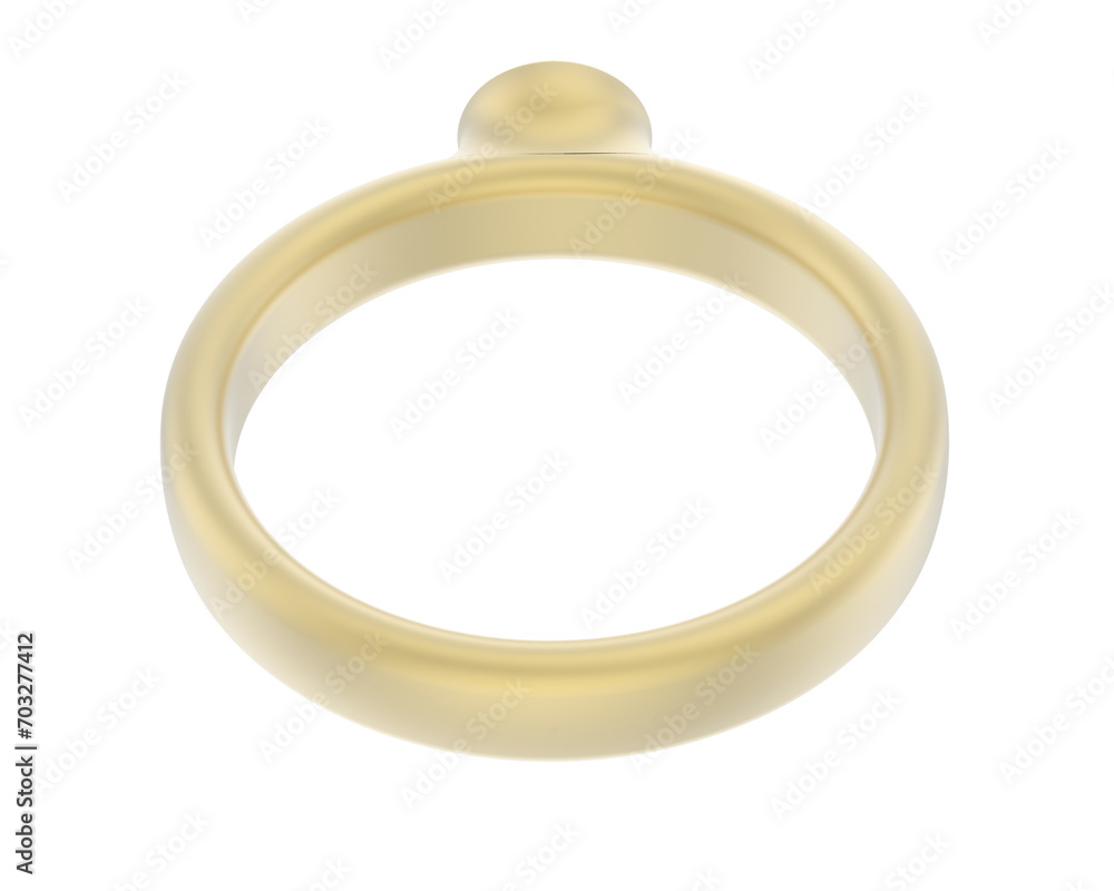 Engagement ring isolated on background. 3d rendering - illustration Engagement ring isolated on background. 3d rendering - illustration