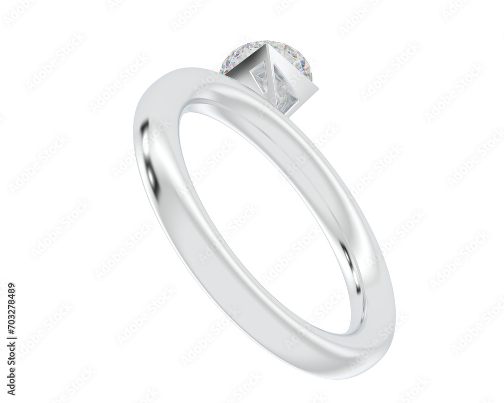 Jewelry isolated on background. 3d rendering - illustration Jewelry isolated on background. 3d rendering - illustration