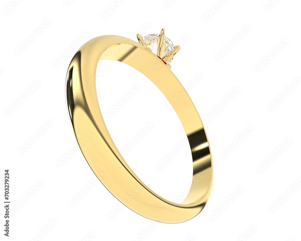 Jewelry isolated on background. 3d rendering - illustration Jewelry isolated on background. 3d rendering - illustration