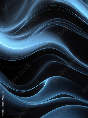 Abstract blue wave background, blue abstract background, blue background © sam