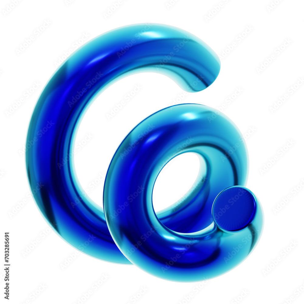 3D Illustration of Y2K Geometric Shape 3D Illustration of Y2K Geometric Shape